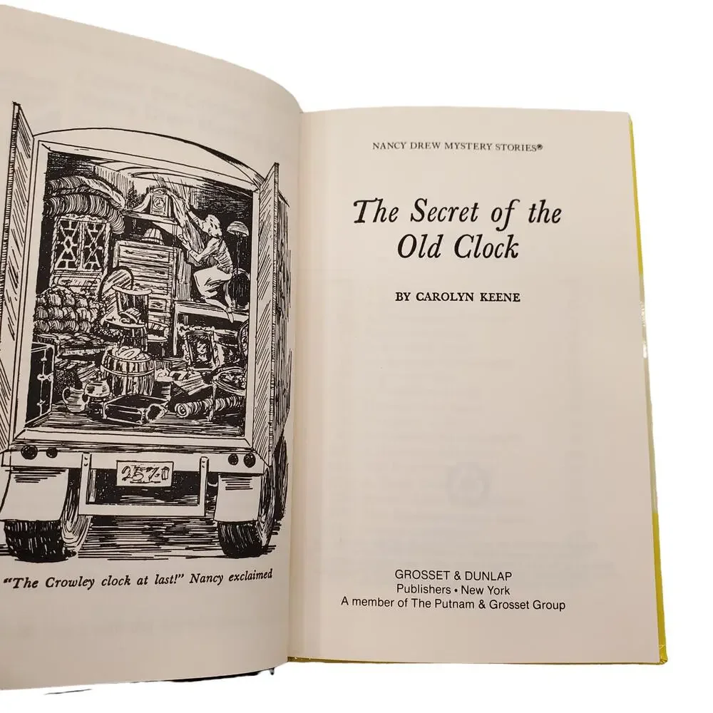 Nancy Drew The Secret of the old clock By Carolyn Keene Book 1 1987